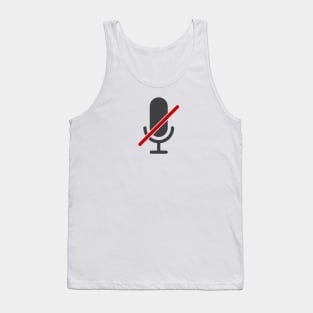 Mute Symbol Tank Top